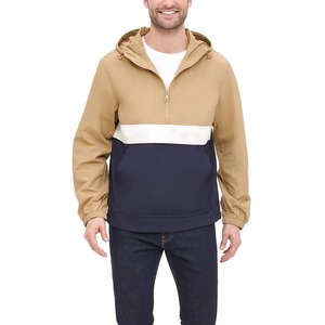 Veste coupe-vent personnalisée en nylon sweat à capuche zippé coupe-vent coupe-vent grande taille pour hommes avec fermeture à glissière à capuche - Product Image 2