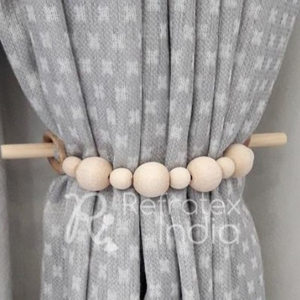 Best Curtain Poles Tracks & Accessories Wooden Stylish Curtain <b>Tieback</b> for Curtain Stopper in Good Price - Product Image 2