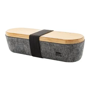 Porte-stylos écologique en RPET et bambou, gadgets de bureau durables - Product Image 1
