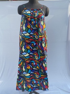 New Fashion Deep V Neck Short 100% Cotton CasuaL Women's Soft 100% Cotton CasuaL Women's Soft Handmade Western Style Dress - Product Image 2