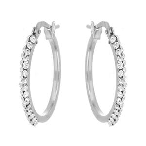 Pendientes de Aro Redondos de Alta Calidad al por Mayor para Mujer, 15 mm, Chapados en Oro de 18K, Plata de Ley 925, Joyería Del Pia Srl - Product Image 1