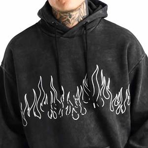 Personnalisé décontracté lavage à l'acide personnalisé hommes lavage à l'acide sweats à capuche vente chaude léger lavage à l'acide à capuche - Product Image 6