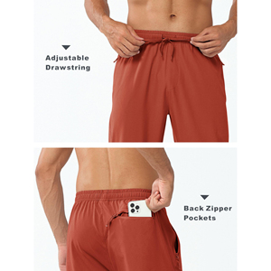 กางเกงผู้ชายแนวสตรีทเอวยางยืดมีกระเป๋าหลายกระเป๋ากางเกงผ้าถักสีทึบออกแบบได้ตามต้องการ - Product Image 5