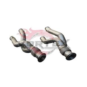 Convertidor Catalítico de Titanio, Silenciador Valvetronic, Escape Catback con Tubo de Bajada para Lamborghini Aventador SVJ/Ultimae con Válvulas - Product Image 4