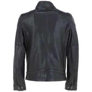 Blouson de motard pour homme en tissu doux, coupe confortable, logo personnalisé disponible pour le streetwear, les sorties quotidiennes, les voyages et un look décontracté au quotidien - Product Image 3