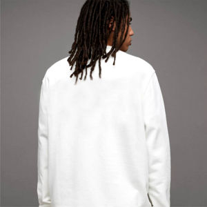 Sweat-shirt à col rond confortable 100% coton pour hommes, matériau durable pour la superposition par temps froid d'hiver - Product Image 3