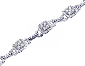 Premium Quality Moissanite Round Diamond <b>Bracelet</b> in S925 Sterling Silver Classic Style Anniversary Party Gift For Women - Product Image 2