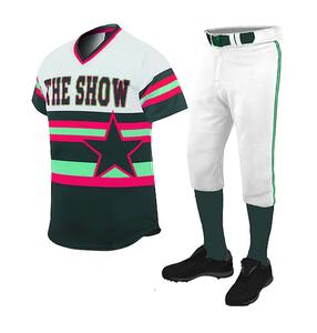 Camouflage Pattern Sublimation Baseball Jersey Uniforms Sets <b>New</b> Design Wholesale Baseball Uniform for Adults - Product Image 1