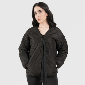 Autumn Quilted Steller Jacket in Black - Product Image 1