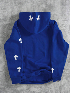 Tendance Hommes Pull À Capuche Imprimé De Noël/Style Fermeture Éclair En Tissu Respirant Et Confortable Coton/Polyester Polaire Thermique - Product Image 2