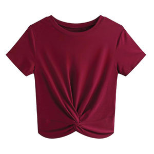 Nouveaux t-shirts courts pour femmes, design personnalisé, haute qualité, vente en gros, prix bas, t-shirts courts pour femmes en vente - Product Image 1