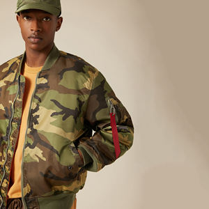 Blouson aviateur en satin pour homme de meilleure qualité manches longues avec col montant poche latérale manteau d'hiver fin de haute qualité état neuf - Product Image 3