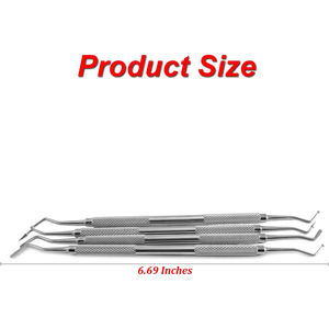 Sondes dentaires explorateurs Kit manuel en acier inoxydable utilisé par les dentistes parodontistes pour l'examen de profondeur de poche Instrument de classe I - Product Image 3