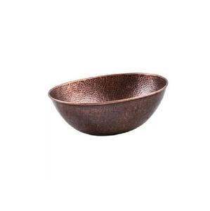 Top Trending elegante diseño moderno hogar pulido superficie cobre lavado fregadero con colador uso en la cocina - Product Image 6