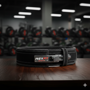 Cinturón de Levantamiento de Pesas Rexfit Sports Premium de Cuero Vacuno Genuino para Soporte de Entrenamiento en Gimnasio y Levantamiento de Pesas - Product Image 2