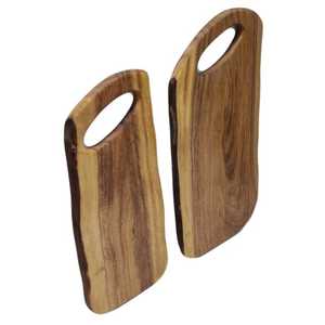 Emballage personnalisé Conception durable Blocs à découper en bois d'acacia naturel Planche à fromage en bois naturel de grande taille Planche en bois d'acacia - Product Image 6