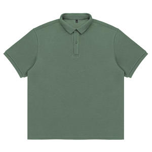 Polo pour homme de style décontracté, simple, 100% coton piqué, manches courtes, streetwear, polos pour homme - Product Image 4