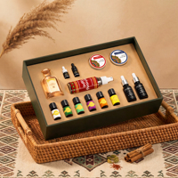 Lot de Bouteilles Vides en Verre pour Parfums Arabes, Diffuseurs à Bâtonnets, Flacons Cosmétiques à Vaporisateur et Compte-gouttes, Boîtes d'Emballage pour Oud – Achat en Gros