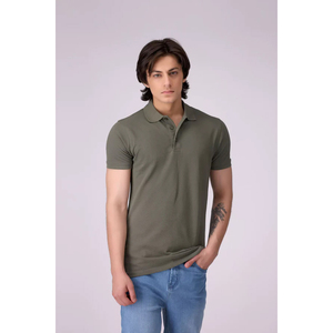 High Quality 100% Cotton <b>Men's</b> polo <b>T</b>-<b>Shirt</b> <b>Cool</b> Youth Custom Short Sleeve Breathable Solid Pattern Wholesale polo <b>t</b> ODM Supply - Product Image 1