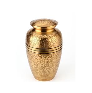 Urna única de latón para adultos para cenizas con diseño hecho a mano adecuado para servicios funerarios casas conmemorativas y cementerios - Product Image 6
