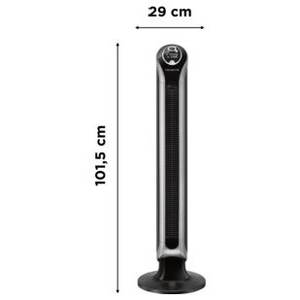 Ventilador de Torre EOLE INFINITE Vu6670 Negro, 40W, 1830006215, Ventilador de Pedestal de Alto Rendimiento - Product Image 3