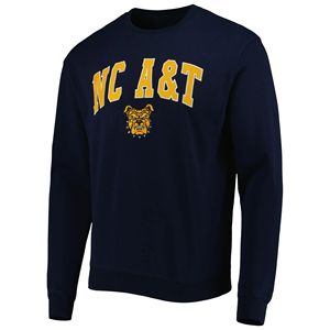Carolina del Norte A & T Bulldog Sudadera Navy College Apparel Sudadera con capucha de manga larga - Product Image 2