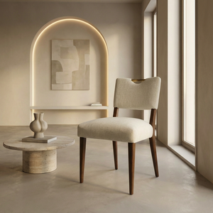 Silla de Comedor Tapizada Personalizada con Estructura de Madera de Caucho, Silla de Tela <span class=keywords><strong>para</strong></span> Restaurante y Hotel, OEM ODM Disponible - Product Image 6