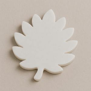 New Handcrafted Luxury White Marble <b>Coaster</b> Elegant Water Droplet Design Natural <b>Drink</b> Pad Minimalist Tabletop Mat Base Holder - Product Image 6