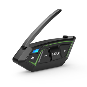 EJEAS-Auriculares con intercomunicador dúplex completo, casco de motocicleta con Bluetooth, 6 riders, 1000m, malla inalámbrica, auriculares impermeables - Product Image 2