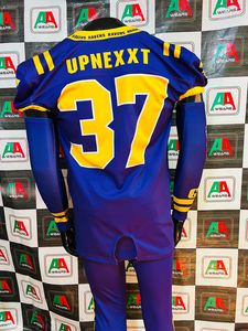 Último Uniforme de Entrenamiento de Fútbol Americano, Jersey Bordado por Sublimación Transpirable, Pantalón Integrado, Chaqueta Reversible de Pakistán - Product Image 4