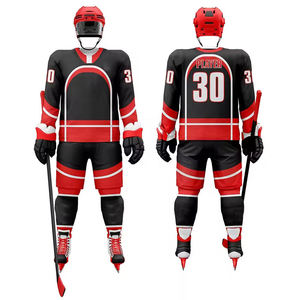 Venta al por mayor mejor diseño 100% poliéster equipo desgaste transpirable campo Hockey Jersey y pantalones cortos conjuntos con etiqueta privada - Product Image 1