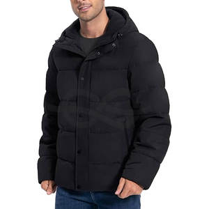 Abrigo de invierno para hombre, chaqueta acolchada cálida, impermeable, grueso, aislado, a prueba de viento, con capucha, Abrigo acolchado para clima frío - Product Image 1