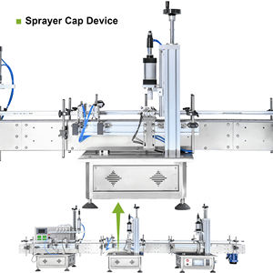 Línea Automática de Llenado y Tapado de Perfumes con Prensador de Tapas en Aerosol y Alimentador Automático de Tapas, Cinta Transportadora para Aceites Esenciales - Product Image 4