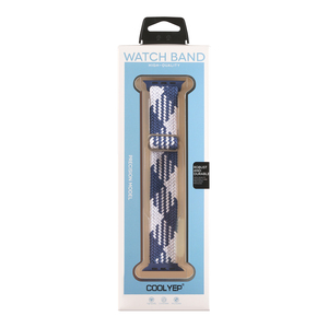 Coolyep <span class=keywords><strong>Bracelet</strong></span> tressé élastique 38mm 40mm 49mm <span class=keywords><strong>Bracelet</strong></span> de montre intelligente pour <span class=keywords><strong>Apple</strong></span> <span class=keywords><strong>Watch</strong></span> Strap Nylon - Product Image 1