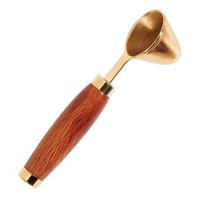 Cucharas de café de productos de clasificación superior con mangos de madera torneados Utensilios y artilugios de cocina de aspecto simple y elegante - Product Image 4