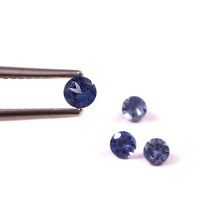 Saphir bleu clair cultivé en laboratoire, 5 mm, taillé en facettes, calibré, pierre précieuse en vrac certifiée, fournisseur en gros pour la fabrication de bijoux KKS - Product Image 2