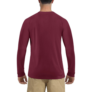 Wholesale Lightweight Performance Sportswear Customized Logo Men's Full Sleeve Rash Guard with Breathable Stretchable Feature - Product Image 2