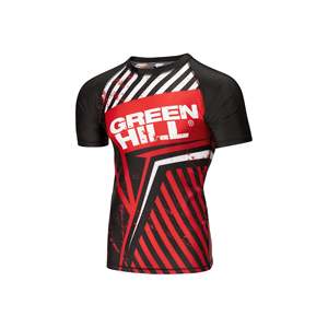 Camiseta Deportiva de Manga Corta para Niños Green Hill, Protección UV, Transpirable, Nailon y Elastano, Logotipo Personalizado para Uso Deportivo - Product Image 3