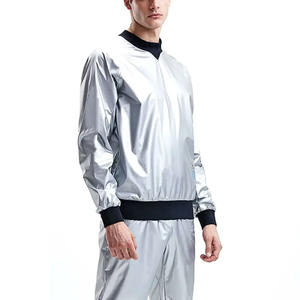 Heavy Duty Fitness Pérdida de peso Traje de sudor Atrapamiento de calor Gimnasio Ejercicio Chaqueta de sudor Pantalón Trajes de sauna - Product Image 3
