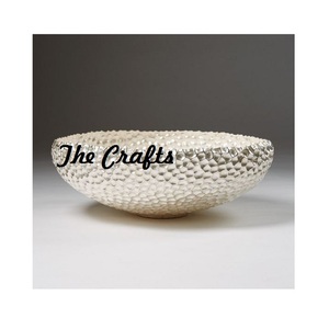 Bol de service pour chocolats au design unique en acier inoxydable couleur argent Date Snacks Bowl pour mariage événement - Product Image 6