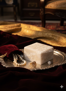 Best Quality Marble Inlay Work Natural Spot Jewelry <b>Box</b> Customizable Style Durable-Wholesale Best Price - Product Image 3