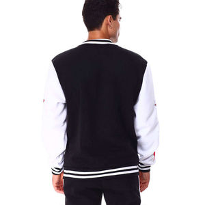 Veste universitaire Letterman de baseball pour hommes, style High Street, avec logo personnalisé, support à broder en cuir brodé pour l'hiver - Product Image 5