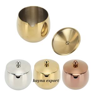 Couvercle en métal doré Simple Design Sucrier - Product Image 5