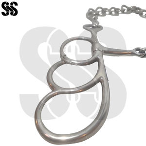 Nuevas y Modernas Mordazas para Caballos de Acero Inoxidable de Alta Calidad, Resistentes y Ajustables, al por Mayor y Personalizables, que Evitan el Deslizamiento del Bocado - Product Image 6