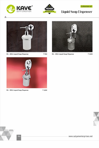 Chất lượng cao thép không gỉ kolar CP lỏng xà phòng treo tường bơm lại phòng tắm rửa tay chai container - Product Image 2