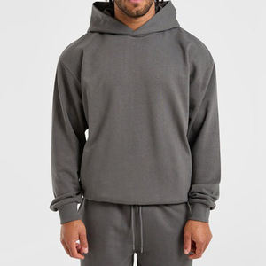 Sweats à capuche brodés de haute qualité sweat à capuche avec impression bouffante personnalisée pour hommes sweats surdimensionnés sweats à capuche vierges pour hommes - Product Image 1