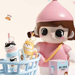 Vaso de Hielo con Diseño de Dibujos Animados Big Mac de 800 ml, con Asa y Pajita, Capacidad Personalizable, Botella/Taza de Agua de Cerámica y Plástico para Viajar - Product Image 5