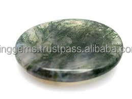 Vente en gros Agate mousse naturelle personnalisée Pierre d'inquiétude Cristaux de méditation Reiki pour le Feng Shui Cristaux de guérison d'amour pour le Reiki - Product Image 5