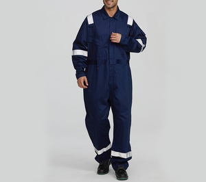 Uniforme de Trabajo de Manga Larga Reflectante de Alta Visibilidad, Seguridad, Algodón Transpirable, Poliéster Impermeable - Product Image 4