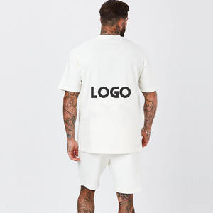 Conjunto de 2 piezas Conjunto de ropa de alta calidad Camisetas y pantalones cortos Conjunto de verano Ropa de entrenamiento para hombres Ropa de correr Ropa de calle Camisetas y pantalones cortos - Product Image 5